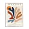 Stupell Industries Matisse Abstract Cut Out Forms Traditional Painting in White Frame Wall Art